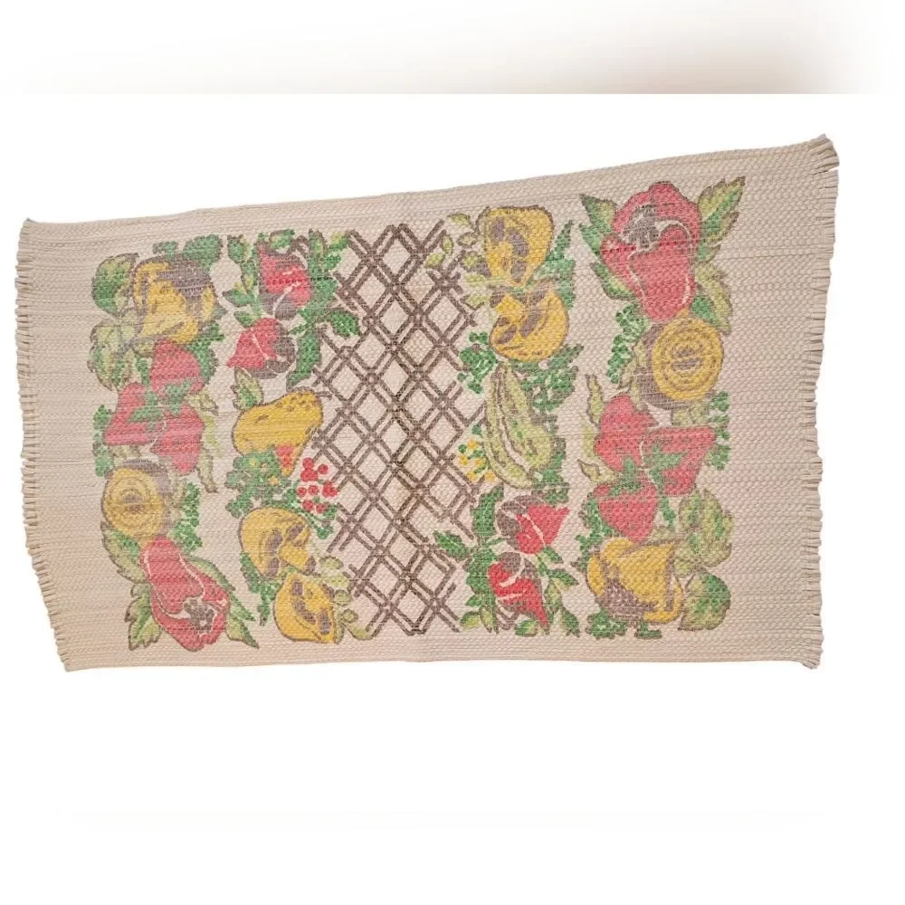 Vintage fruit handwoven